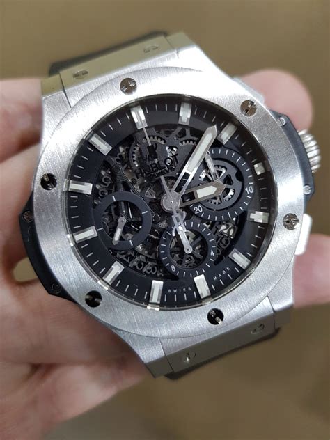 hublot big bang skeleton chronograph|hublot big bang edition 607691.